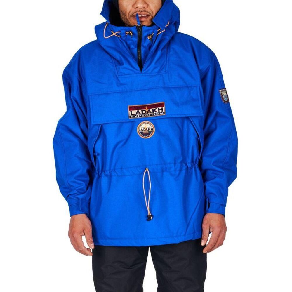Ladakh Expedition Anorak Hooded Men Blue Jackets